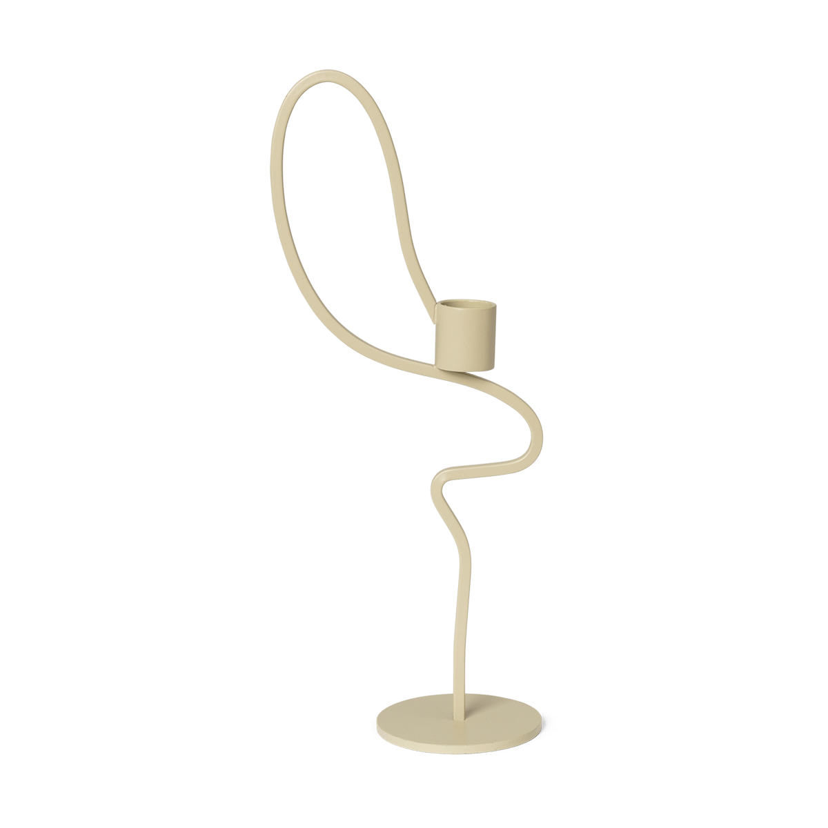 Ferm Living Valse kynttilänjalka high Cashmere