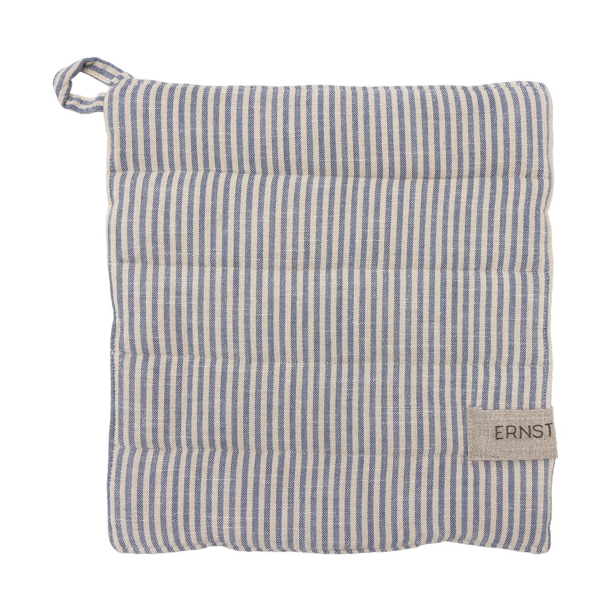 ERNST Ernst patalappu raidallinen 23x25 cm Sininen-beige