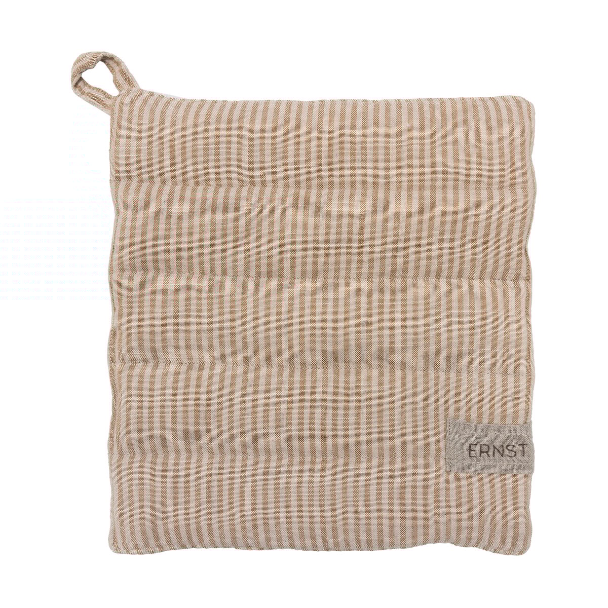 ERNST Ernst patalappu raidallinen 23x25 cm kola-beige