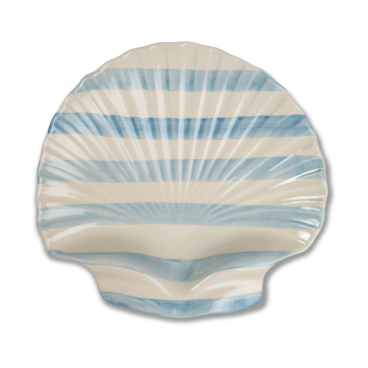 Byon Armona stripe tarjoiluvati 32x32,5 cm Vaaleansininen-valkoinen