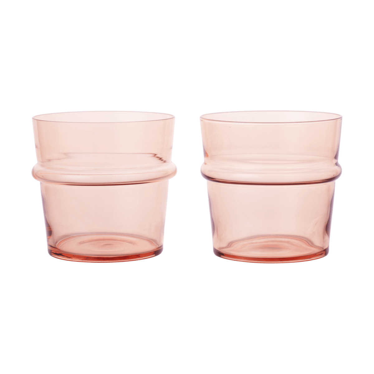 Ferm Living Boya juomalasi matala 30 cl 2-pack. Blush
