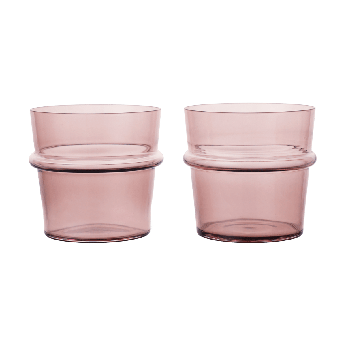 Ferm Living Boya juomalasi matala 30 cl 2-pack. Mauve.