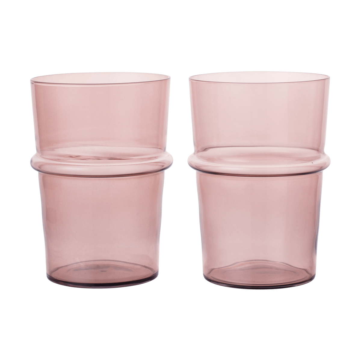 Ferm Living Boya juomalasi korkea 45 cl 2-pack. Mauve.