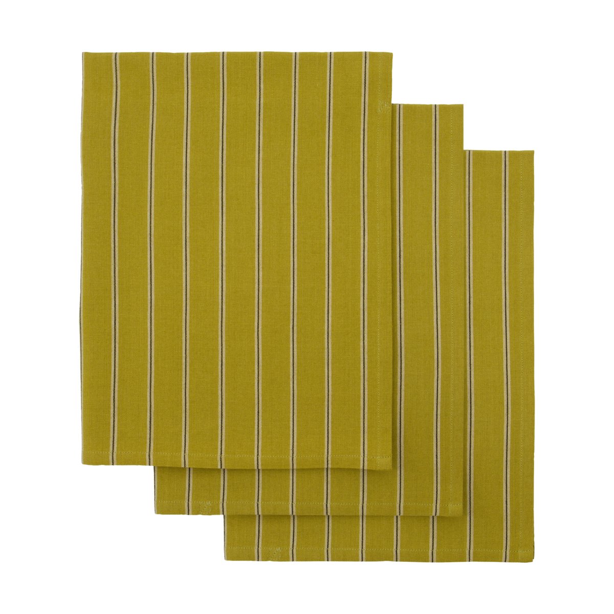House Doctor Cook keittiöpyyhe 55x75 cm 3-pack Sinapinkeltainen