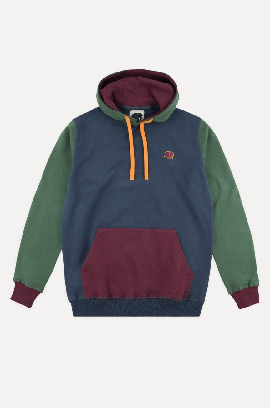 Color Block Huppari Trendsplant Sininen