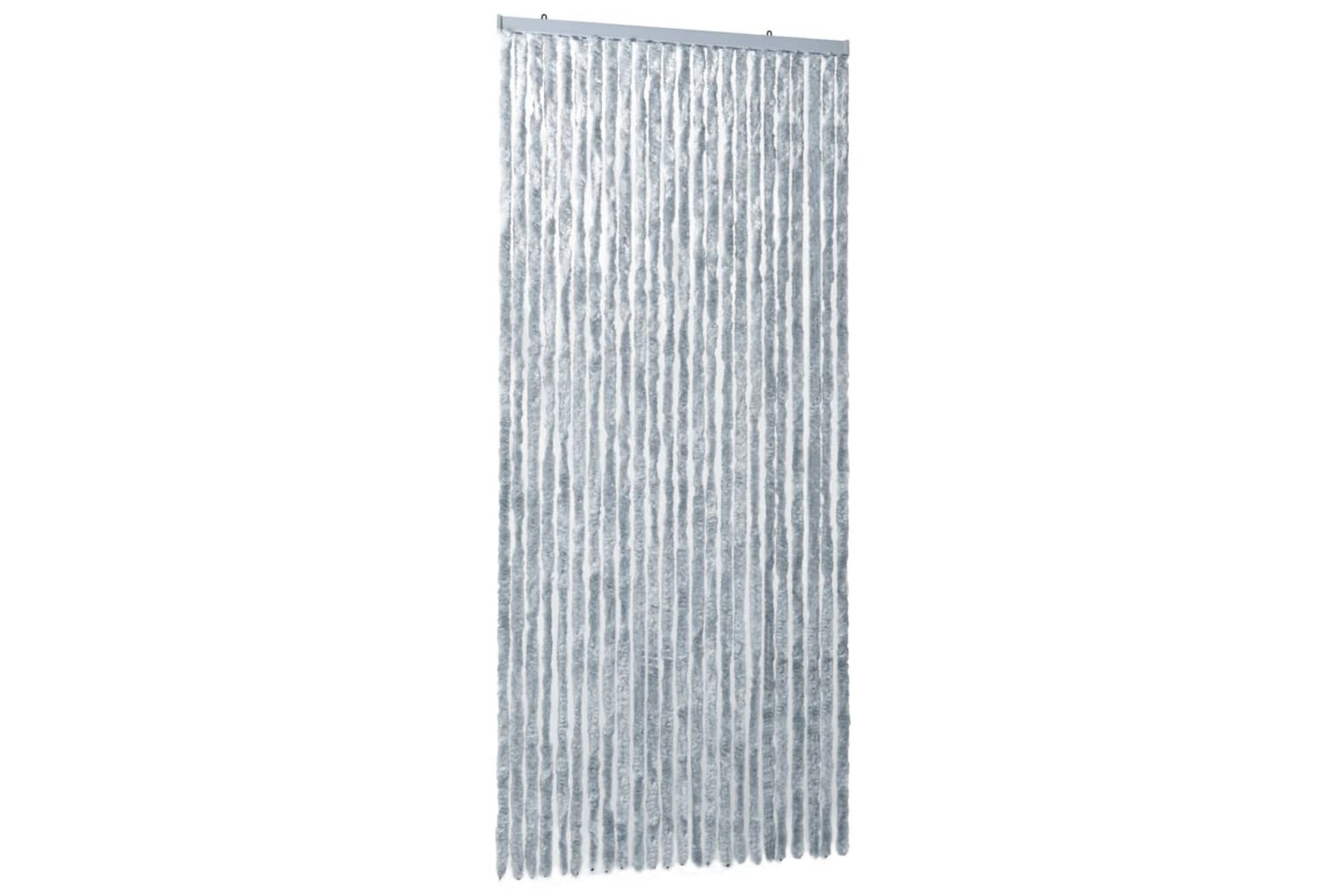 Hyönteisverho valkoinen ja harmaa 100x220 cm Chenille - Monivärinen