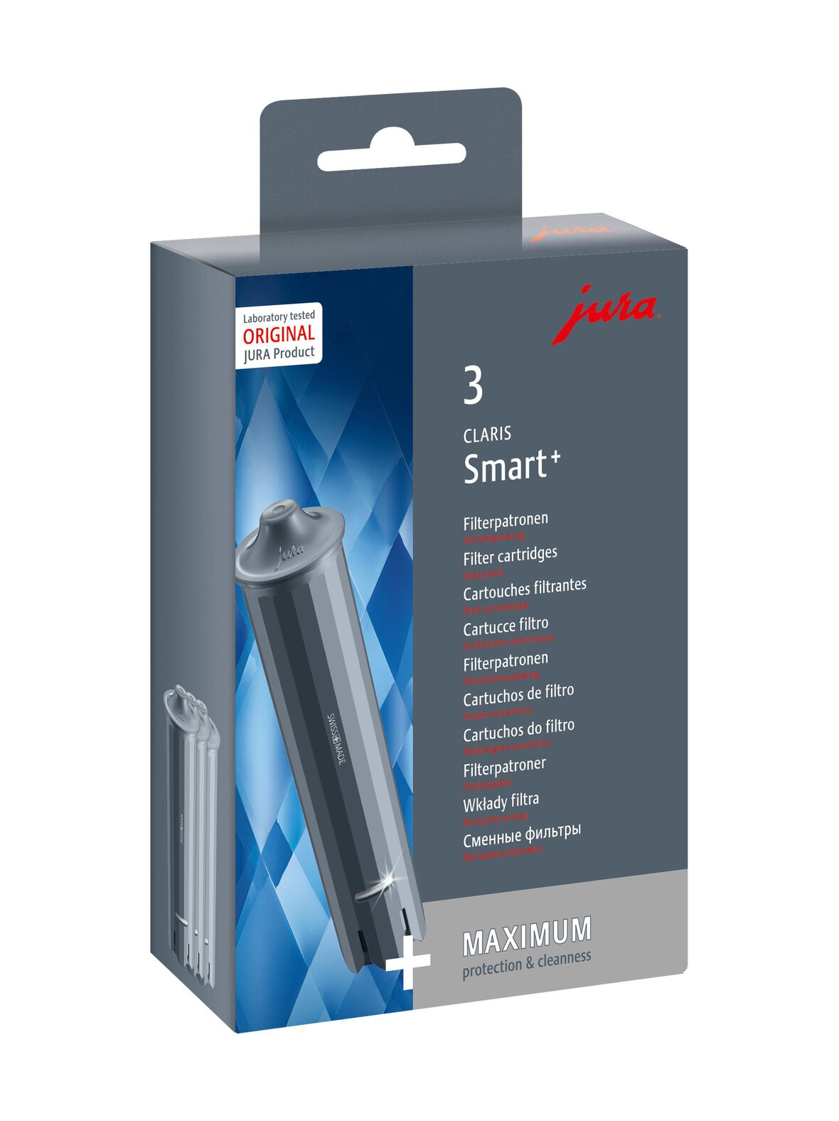 Claris smart+ -vedensuodattimet 3-pack