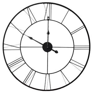 Antiikki seinäkello Ø80 cm musta