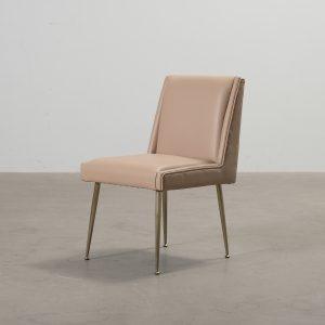 Ruth & Joanna Art ruokapöydän tuoli beige nahka