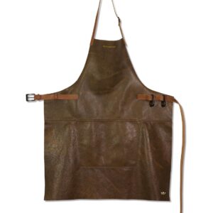 Bbq style -nahkaesiliina, 64,5 x 78,5 cm
