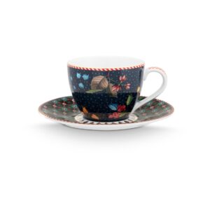 Berry blues -espressokuppi ja tassi 120 ml