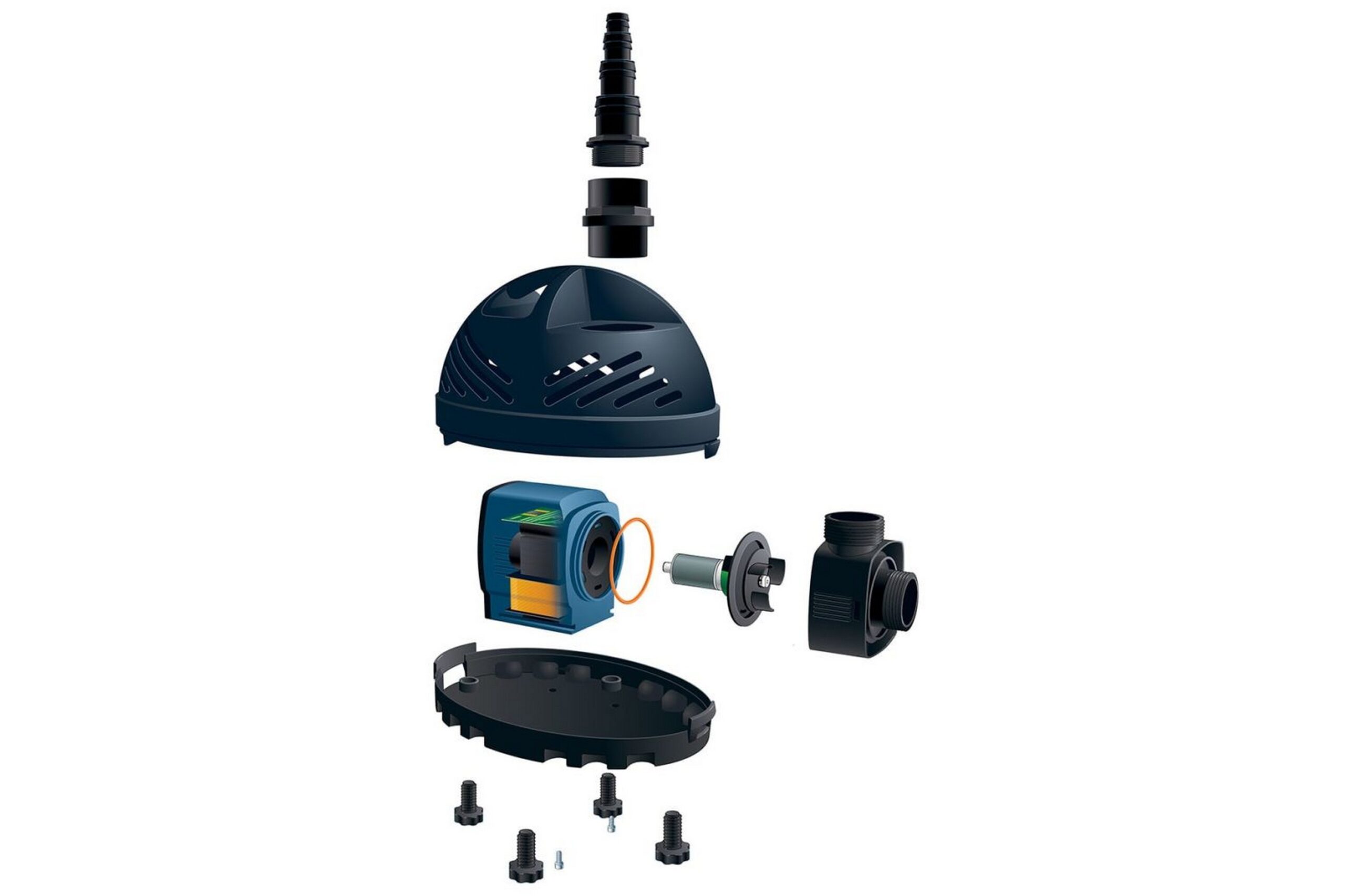Ubbink Lampipumppu Cascademax 12000 100 W 1351318 - Harmaa