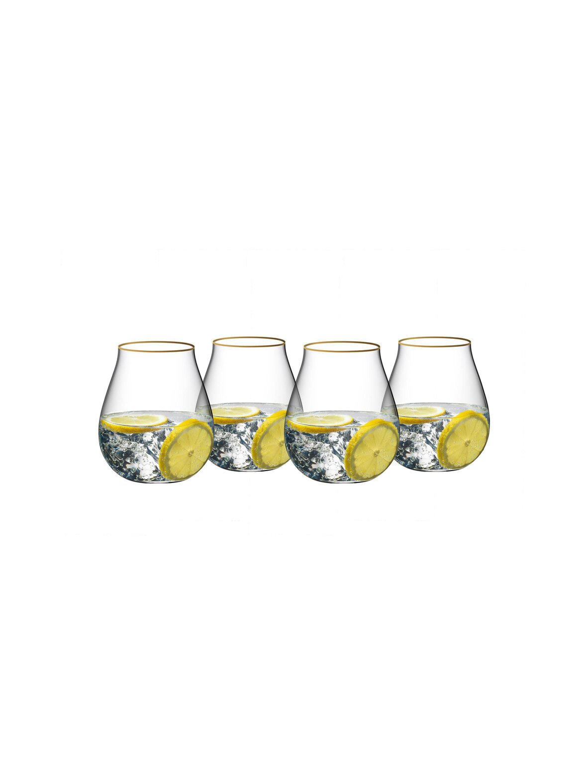 Gin tonic gold rim -lasisetti