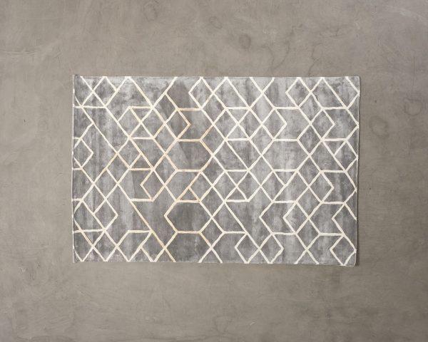 Layered Outlines matto harmaa 160 x 240 cm