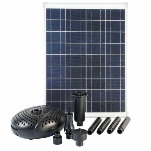 Ubbink SolarMax 2500 -setti aurinkopaneelilla ja pumpulla - Musta