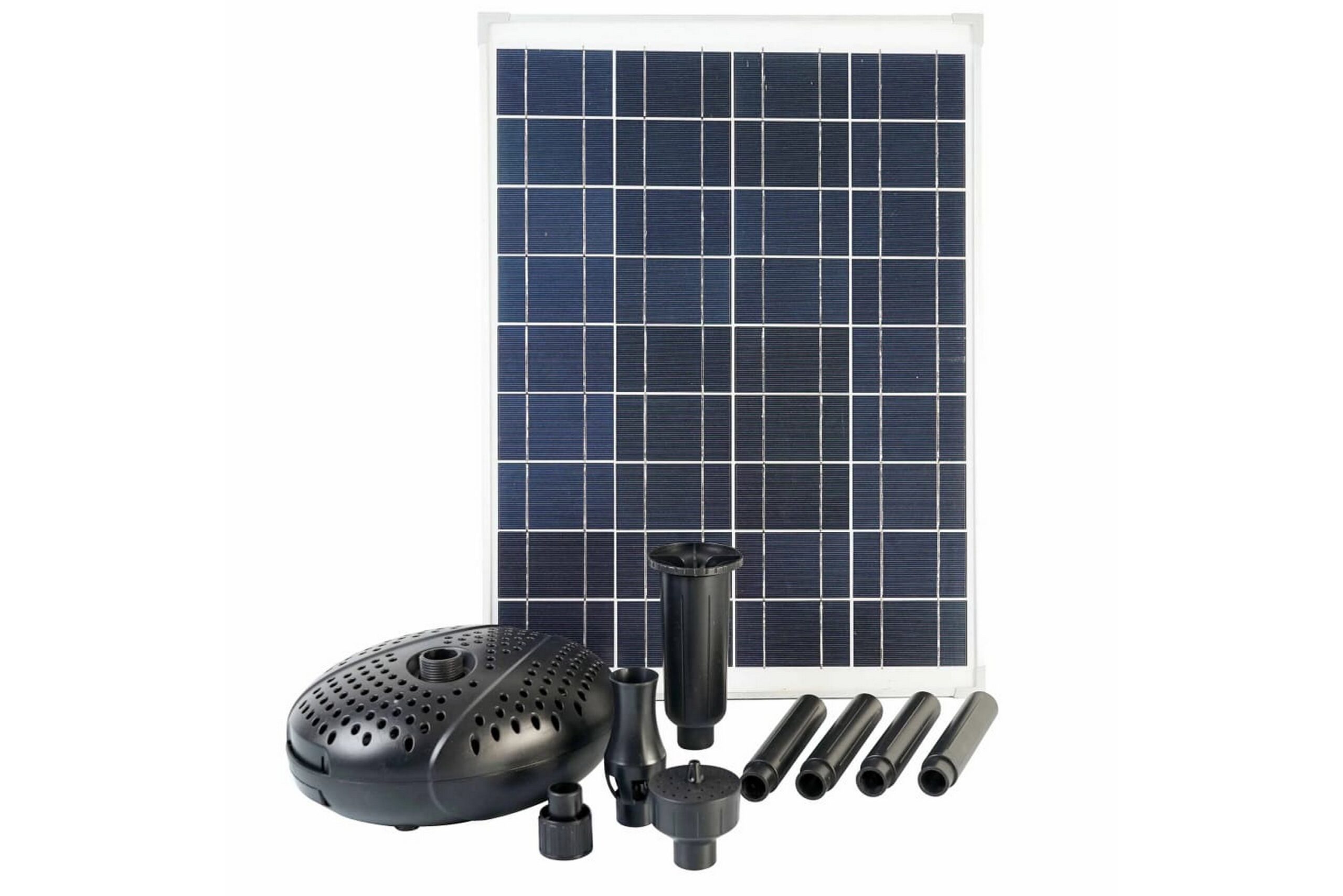 Ubbink SolarMax 2500 -setti aurinkopaneelilla ja pumpulla - Musta