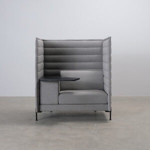 Vitra Alcove Highback Work akustiikkanojatuoli harmaa