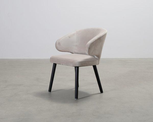 Richmond Interiors Indigo samettituoli beige