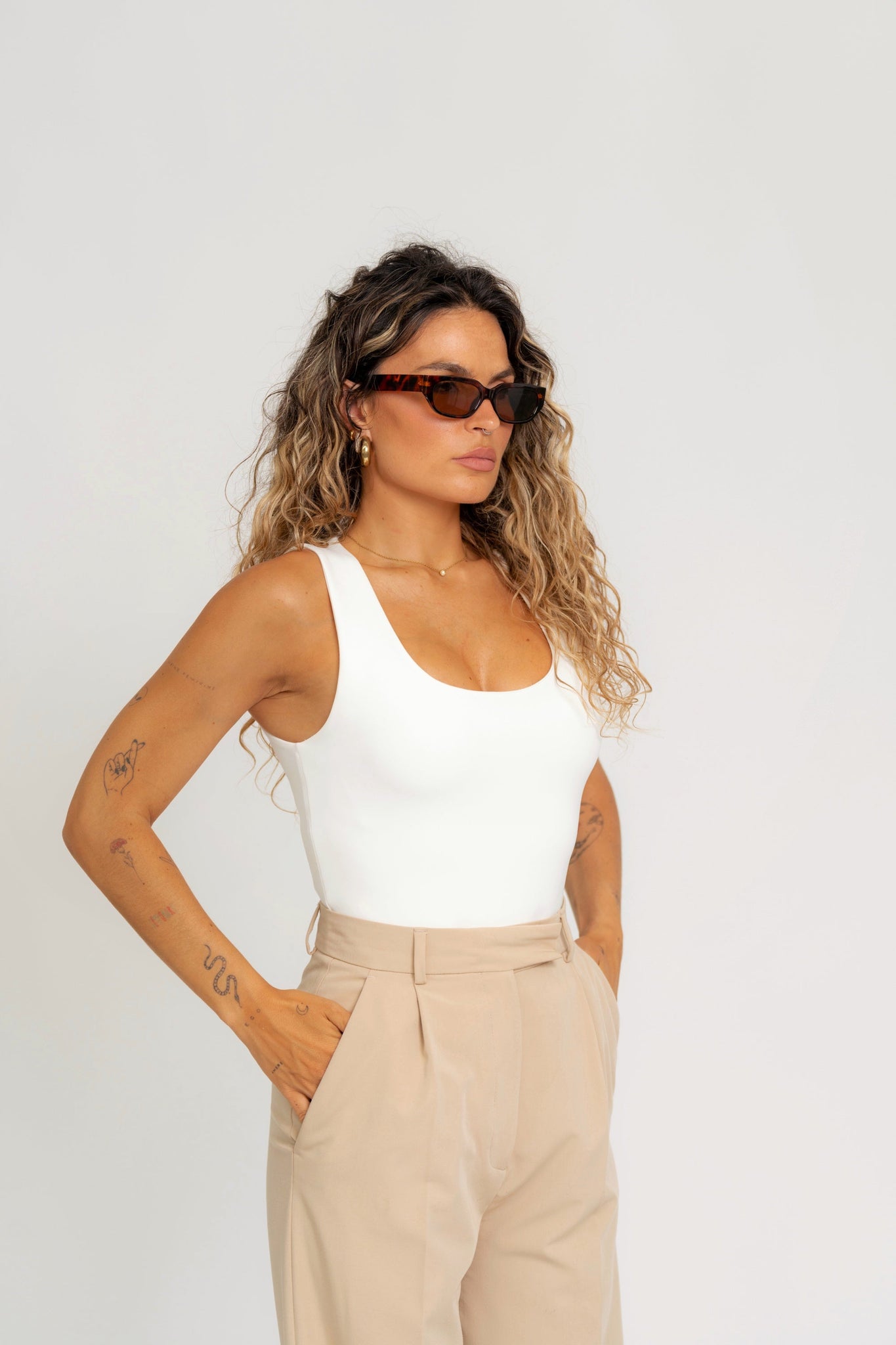 Fox Bodysuit Off-White