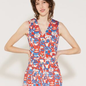 Anno Vest Miska Faces Red/Blue