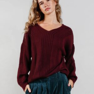 Anya Fine Merino Wool Jumper Walnut