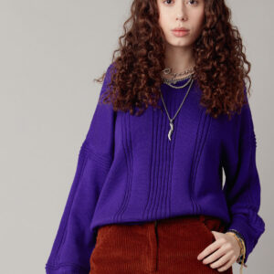 Anya Fine Merino Wool Jumper Ultraviolet
