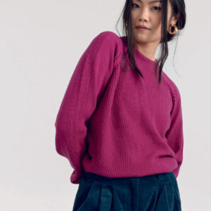 Atlanta Wool Blend Jumper Fuschia