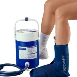 Aircast Cryo/Cuff kylmäkompressiolaite paineilmapumpulla + nilkkamansetti