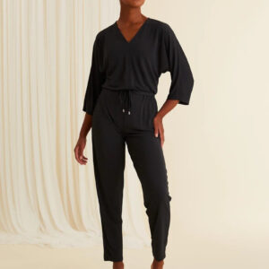 Alessa Viscose Jumpsuit Black