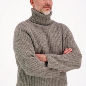 Alex Roll-Neck Villapaita Harmaa