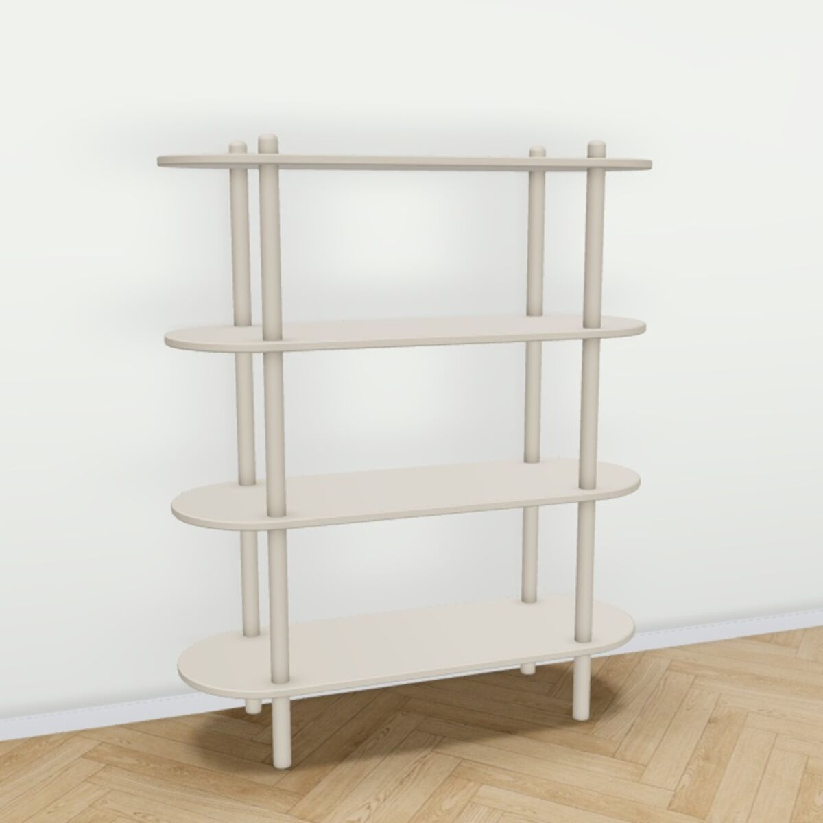 Askel avohylly 100x35x119 cm greige