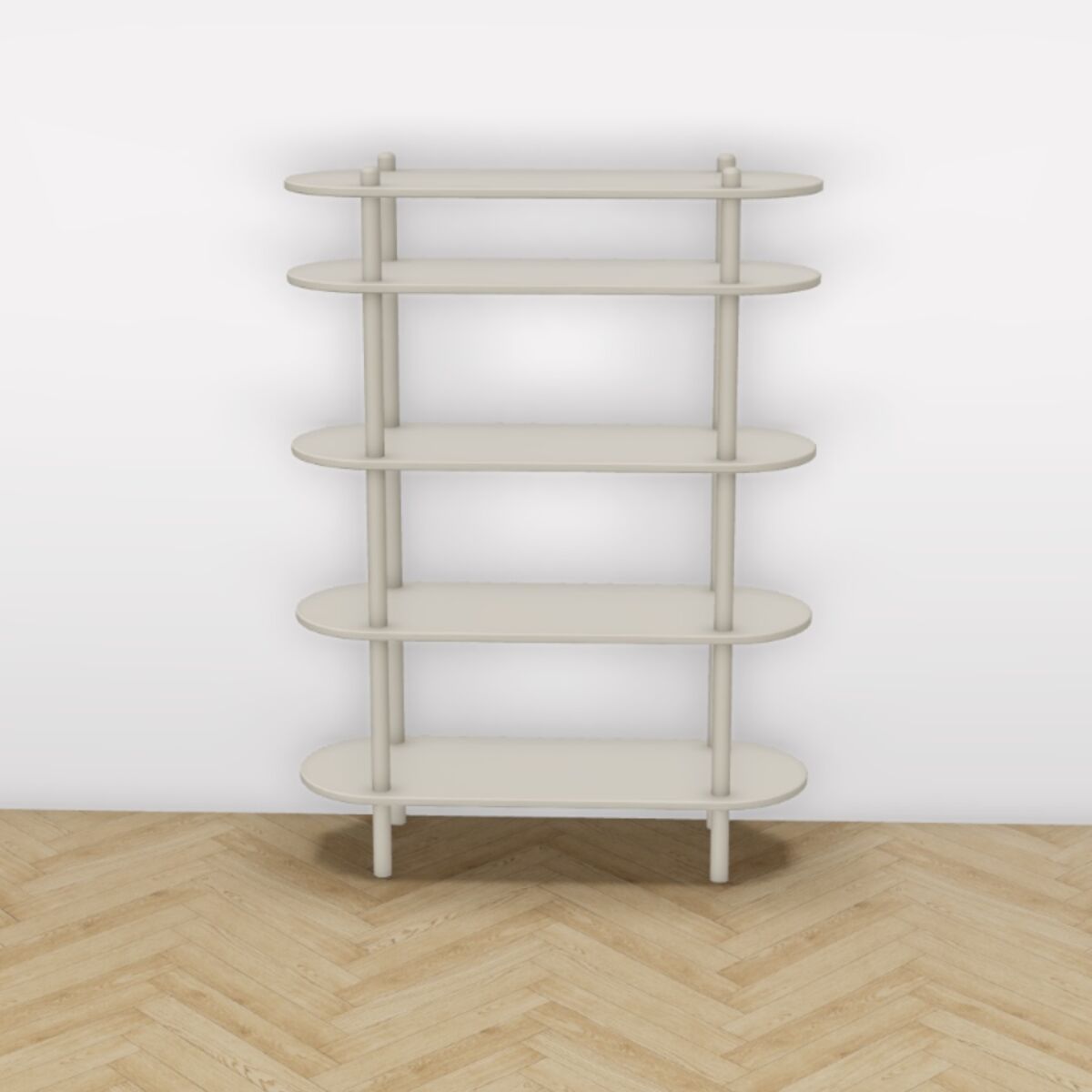 Askel avohylly 100x35x137 cm greige