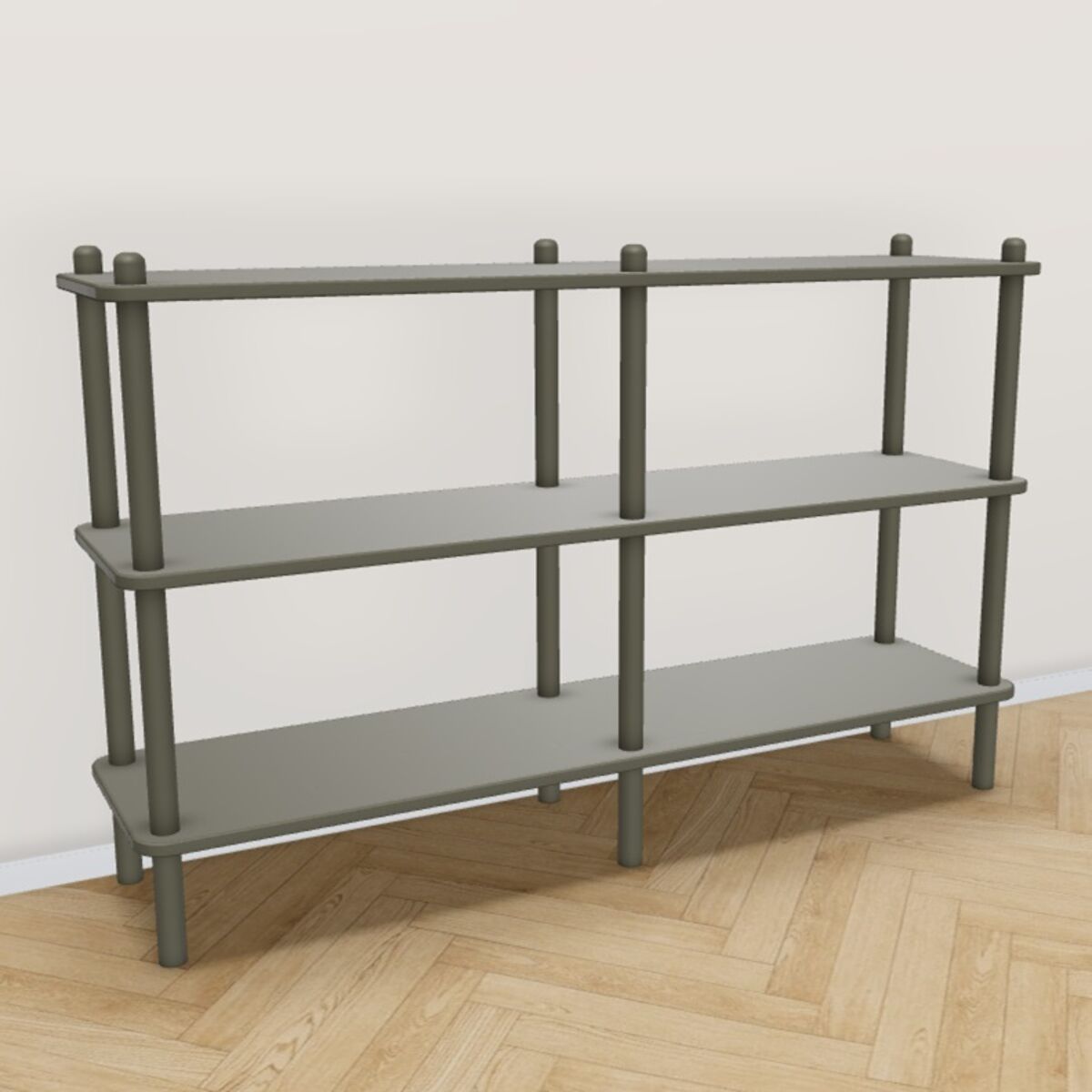 Askel avohylly 138x35x86 cm sammal