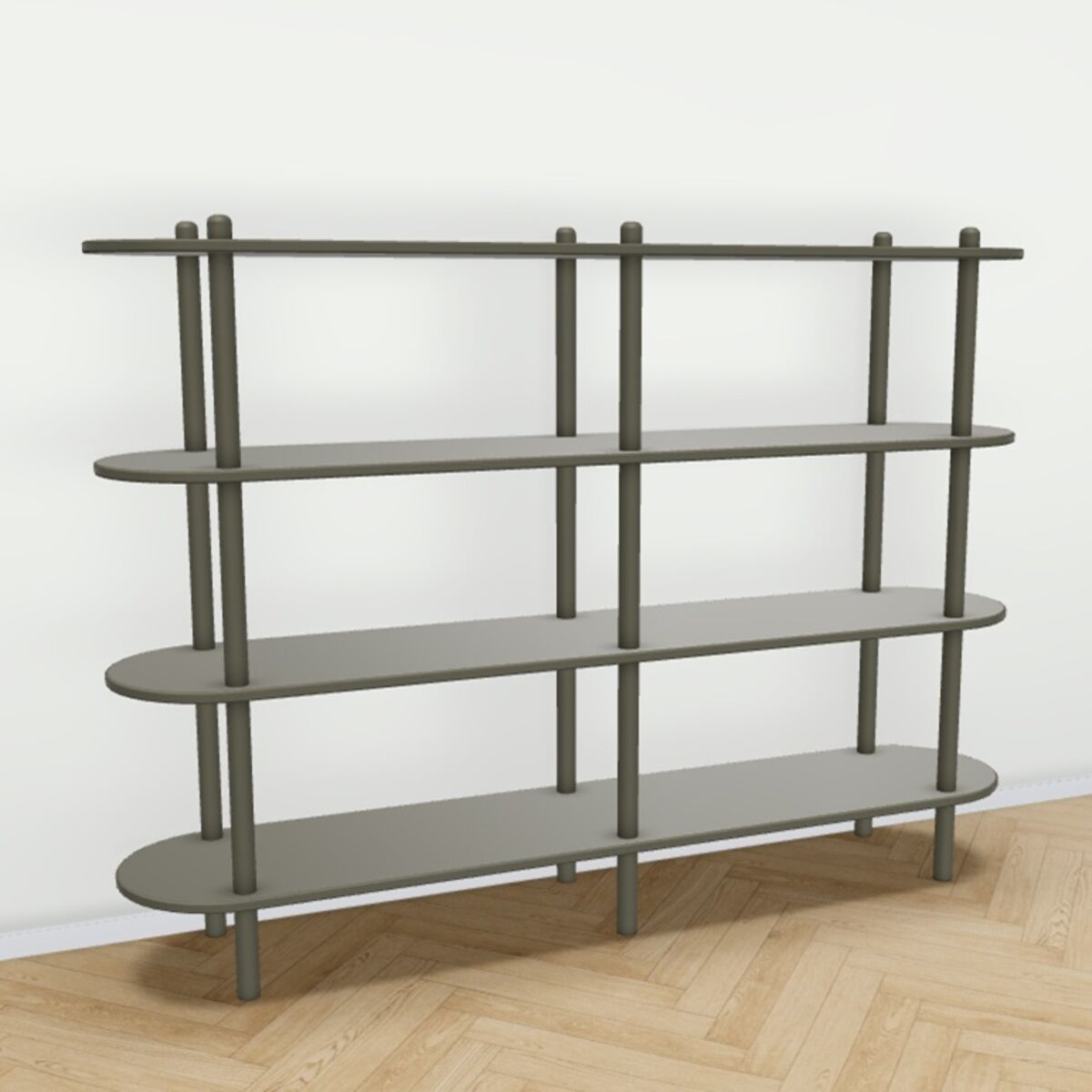 Askel avohylly 165x35x119 cm sammal