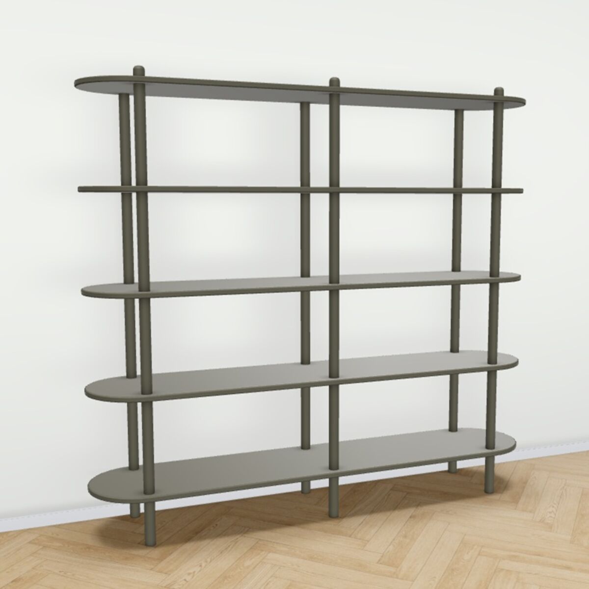 Askel avohylly 165x35x152 cm sammal