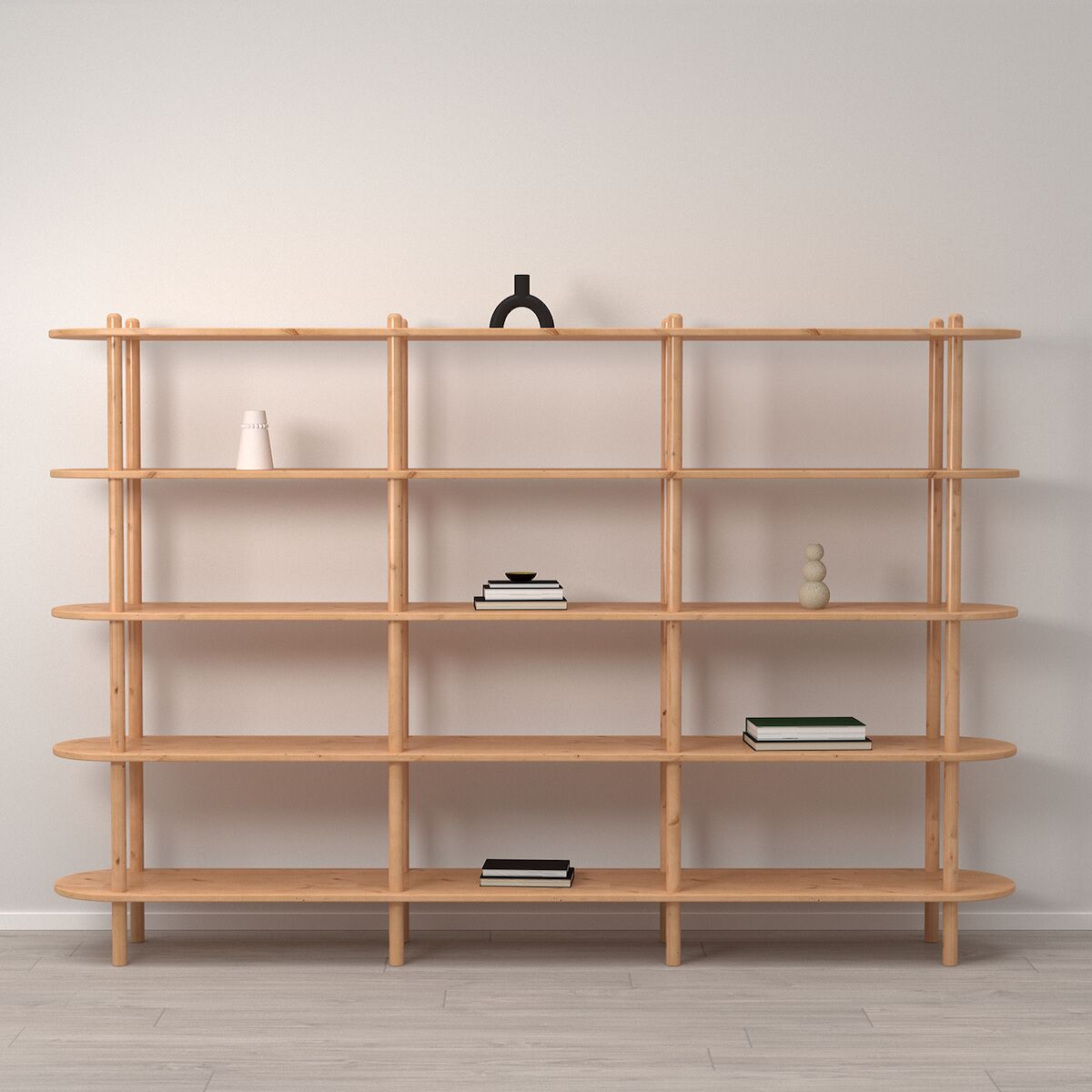 Askel avohylly 230x35x152 cm hiekka