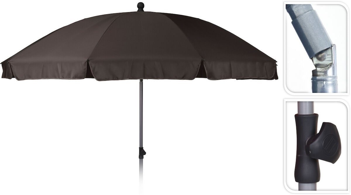 Aurinkovarjo 250 cm taupe