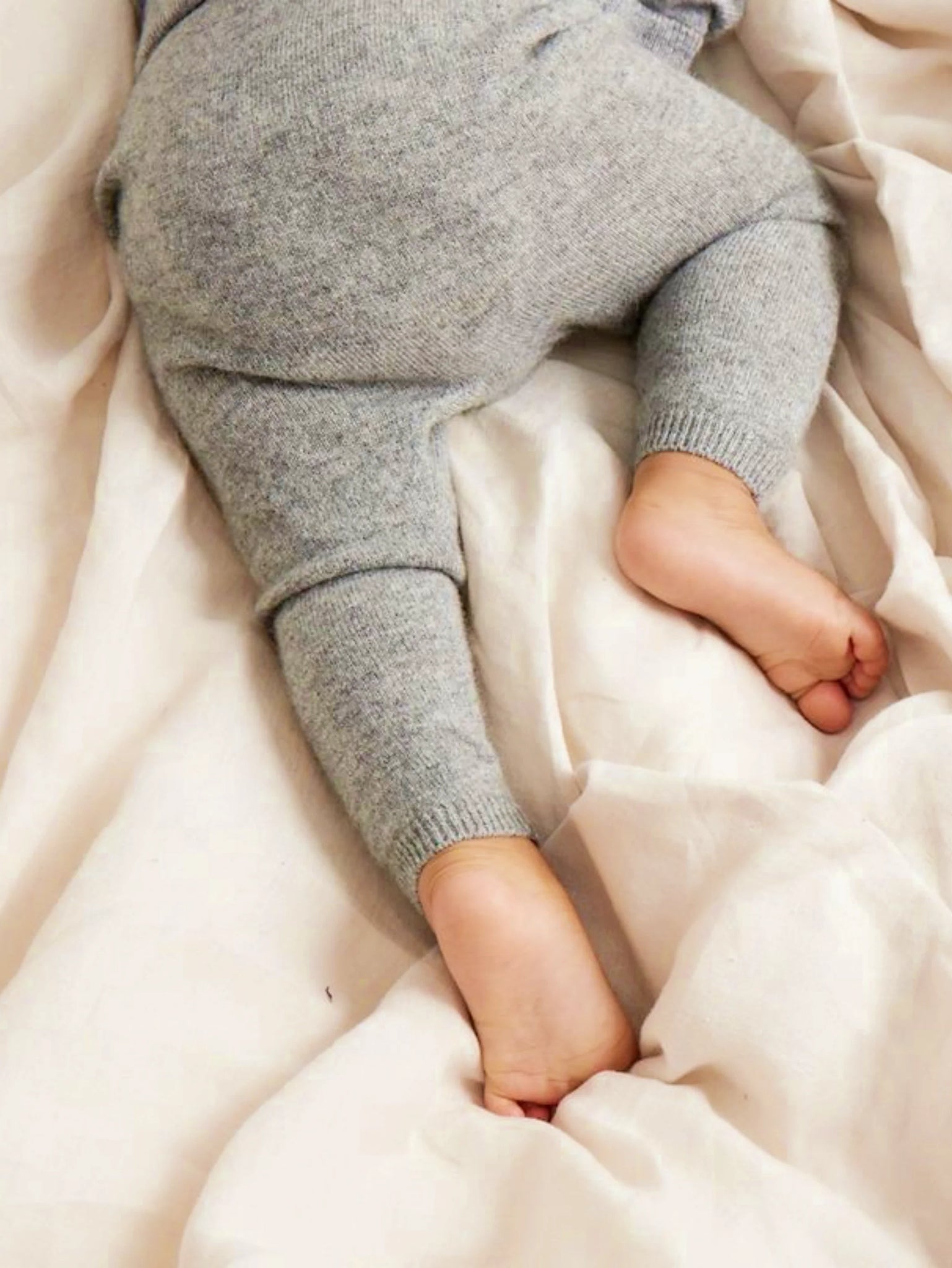 Baby Cashmere Leggings Grey