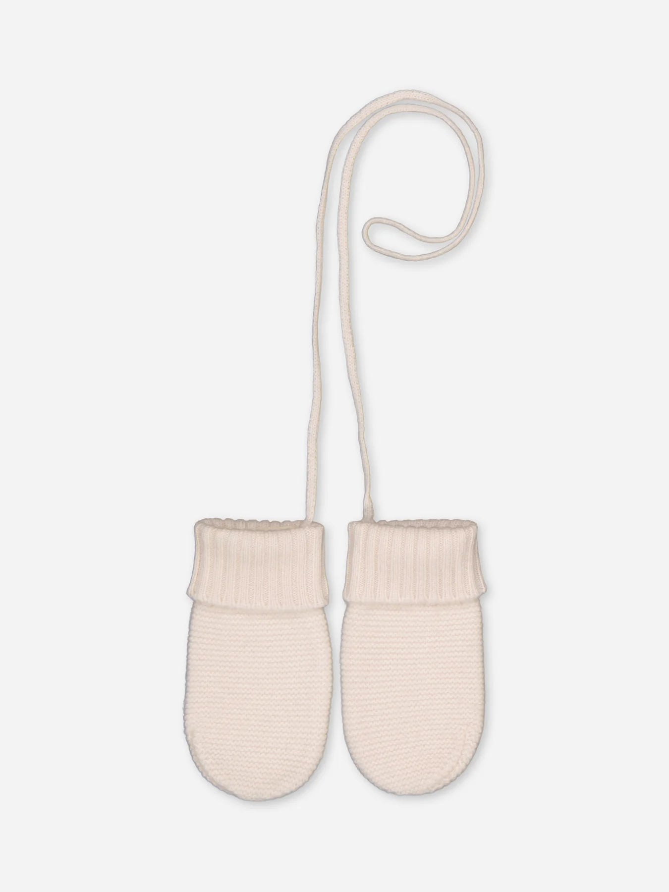 Baby Cashmere Mittens Ivory