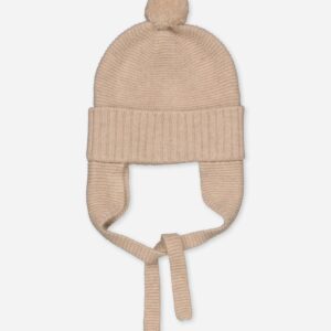 Baby Cashmere Pompom Beanie Beige