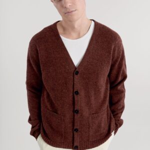 Batsa Wool Cardigan Chestnut