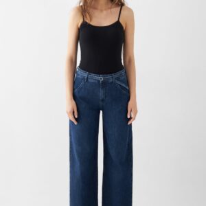 Blink Cropped Jeans Dark Blue