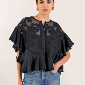 Brigitte Top Black