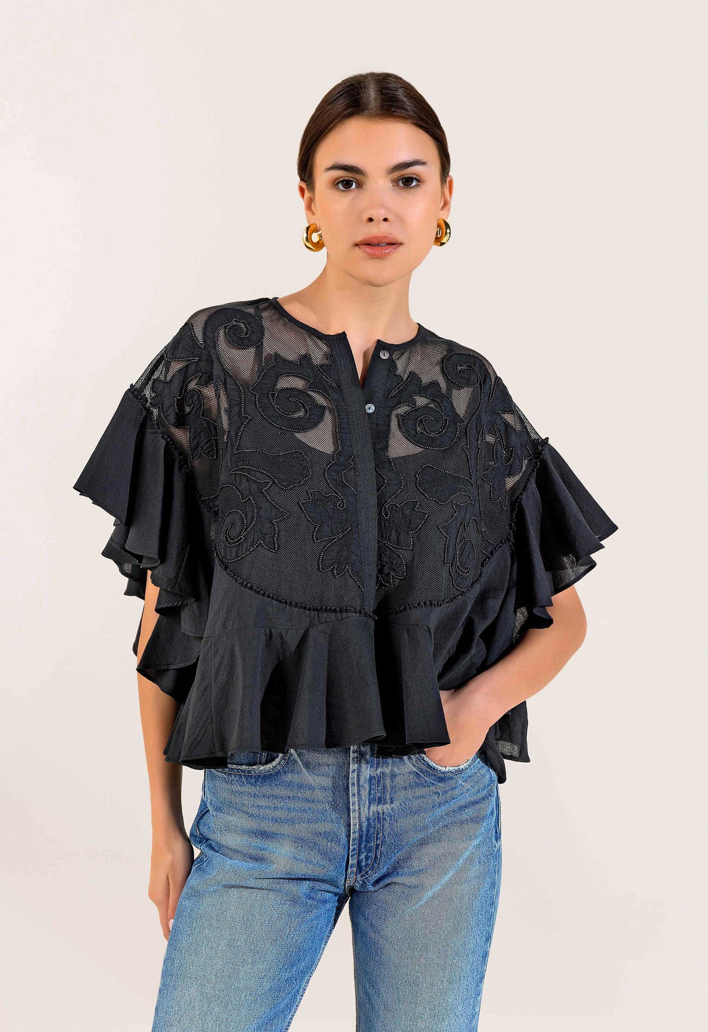 Brigitte Top Black