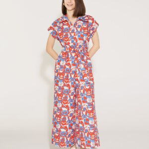 Butella Jumpsuit Miska Faces Red