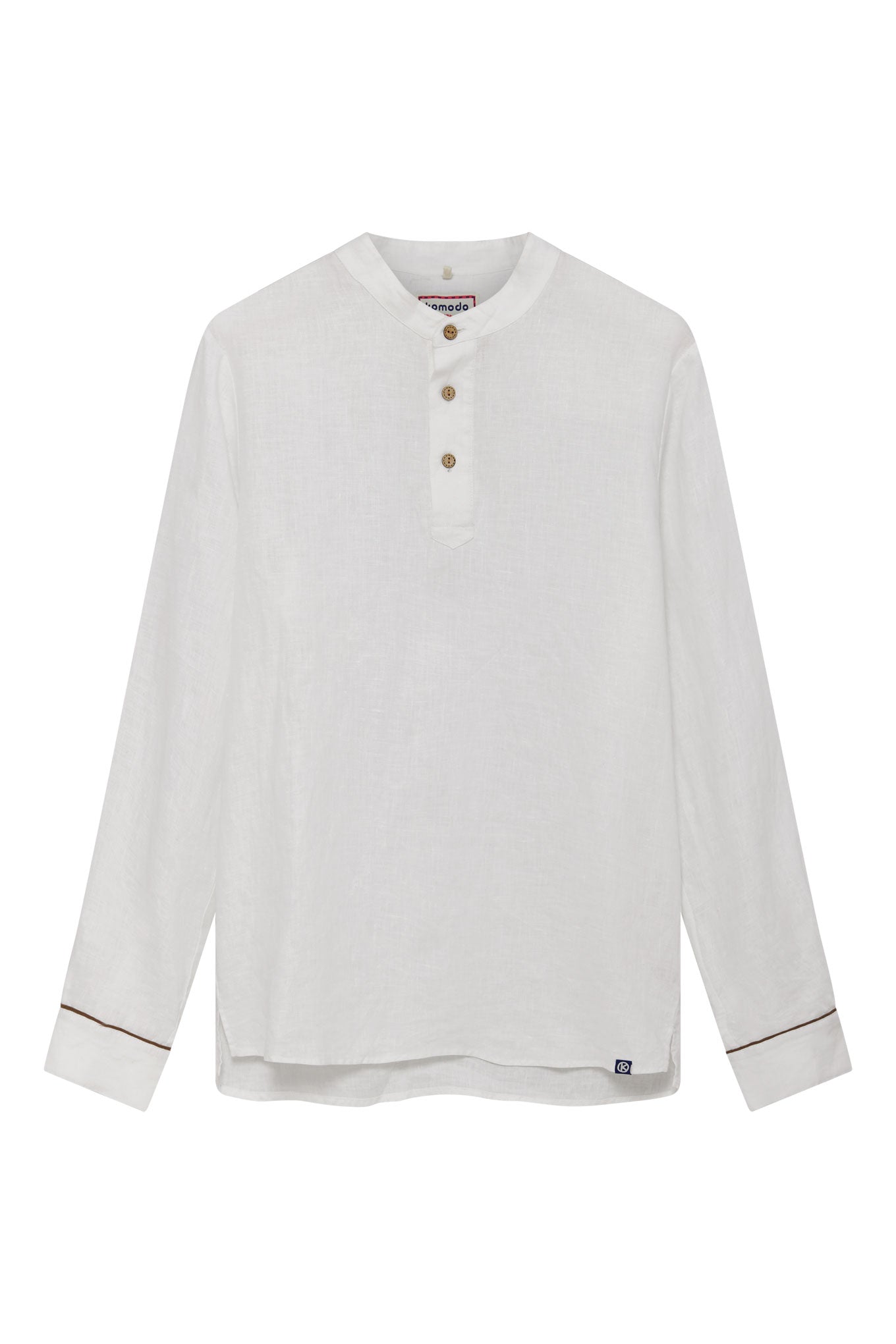 Elijah Linen Long Sleeve Off White