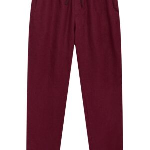 August Linen Trouser Berry