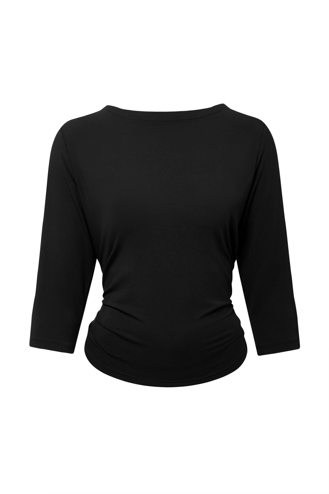 Gia Tie Back Long Sleeve Black