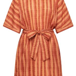 Azul Weave Raidallinen Mekko Pinkki/Oranssi