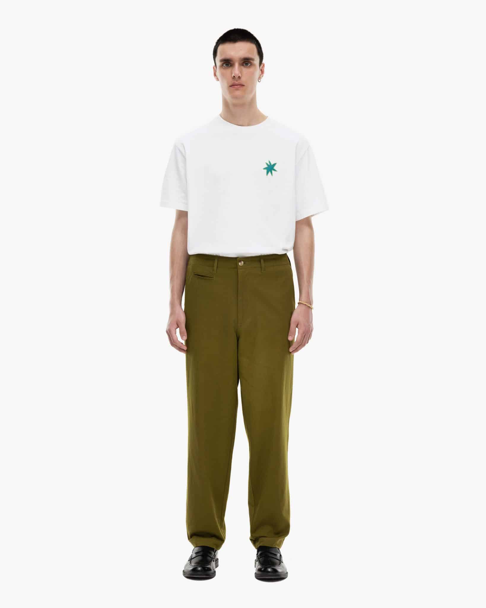 Hockney puuvilla housut Khaki